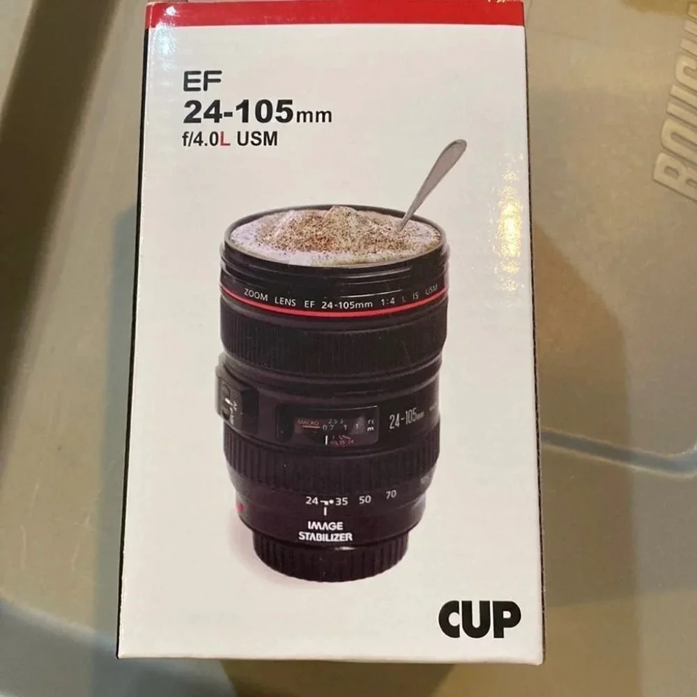 Photographer Camera Lens Coffee Tea Mug with lid - No Brand Name